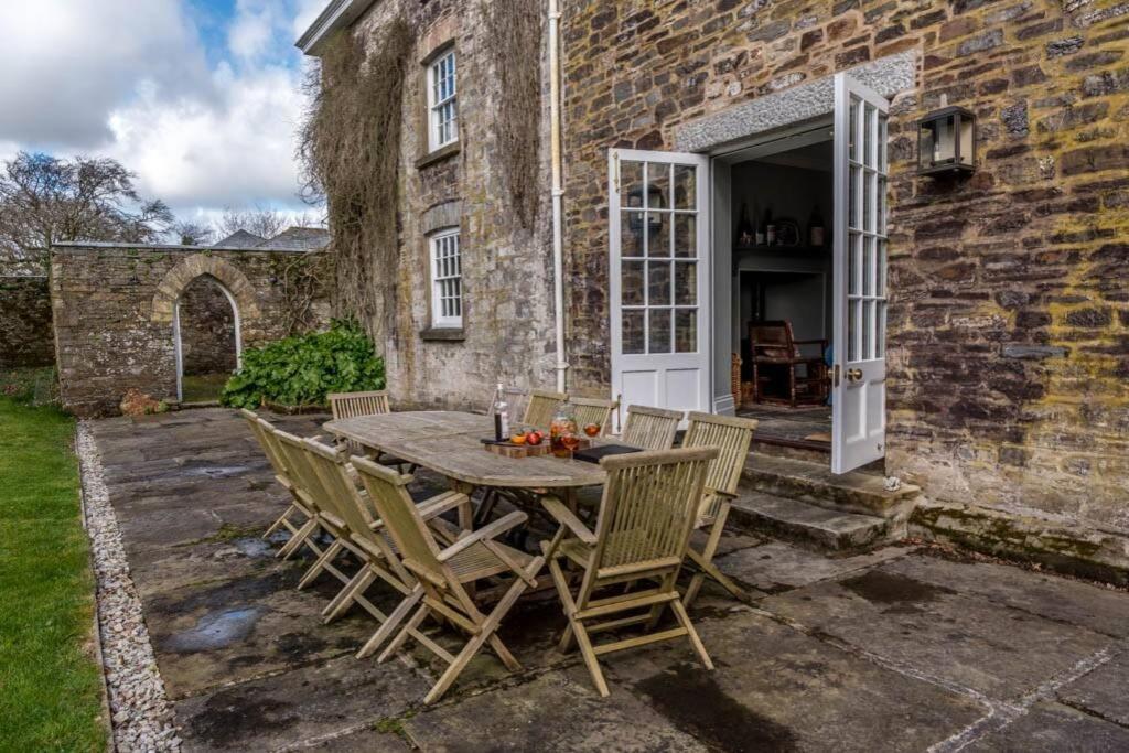 Villa The Manor House At Boconnion Bodmin Exterior foto