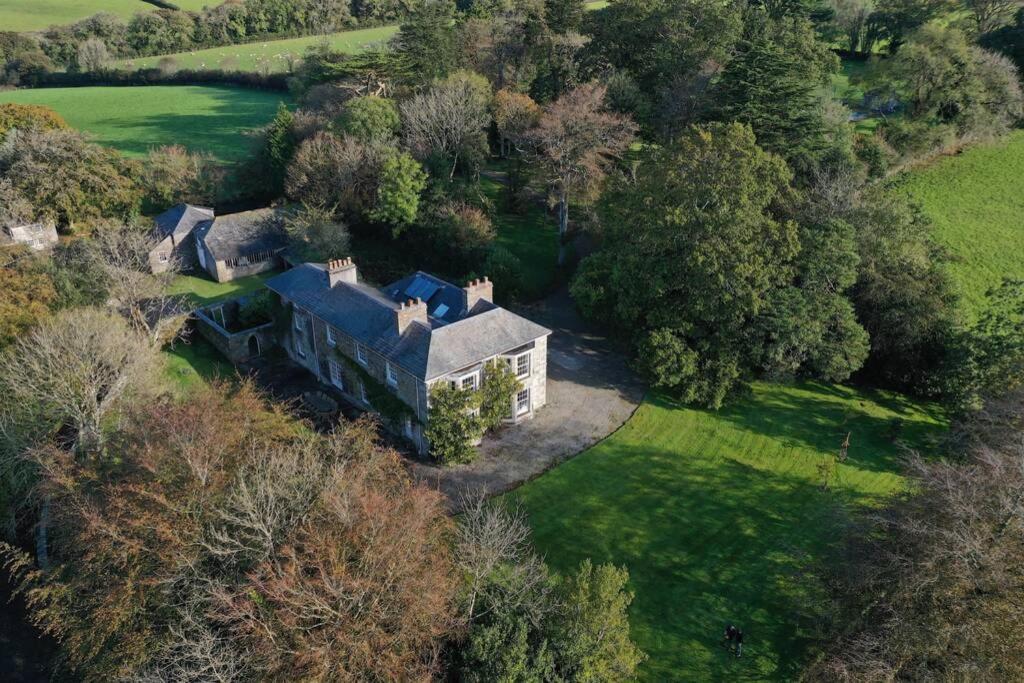Villa The Manor House At Boconnion Bodmin Exterior foto